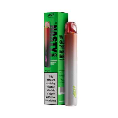 Strawberry Raspberry Cherry Nasty Bar DX2 Disposable